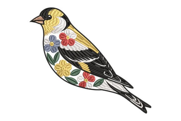 American Goldfinch Bird Embroidery Review