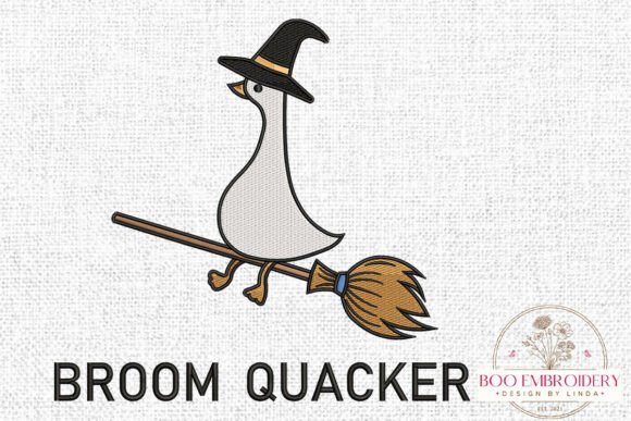 Broom Quacker Duck Embroidery Design Review