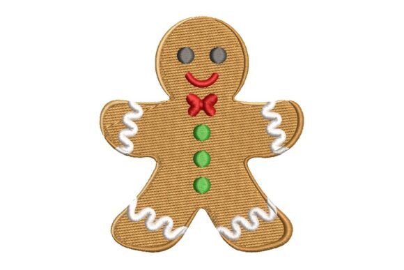Cheerful Gingerbread Man with Green Buttons Review