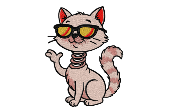 Cool Cat Embroidery Design: A Designer's Review