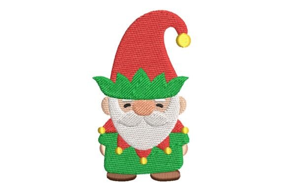 Cute Christmas Elf Gnome Embroidery Design Review