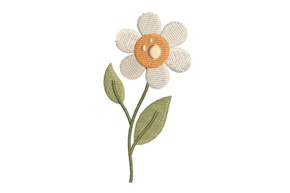 Delicate Daisy with Dewdrop Embroidery Design Review