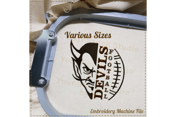 Devils Football Embroidery Design Review