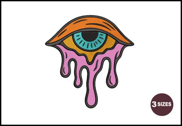Dripping Eye Embroidery Design Review
