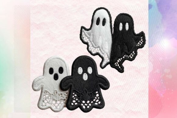 Embroidery Patch Style Ghost Clipart Review