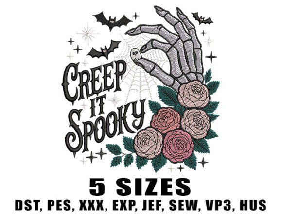 Floral Skeleton Hand Embroidery Designs Review