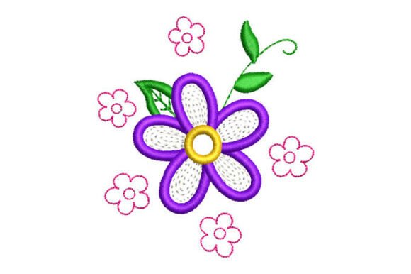 Flowers with Green Leaves Embroidery Design Review