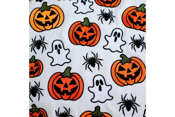 Halloween Embroidery Pumpkin Pattern Review
