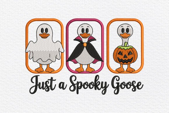 Halloween Spooky Goose Embroidery Review