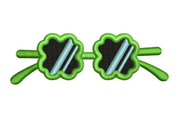 Lucky Shamrock Sunglasses Embroidery Design Review