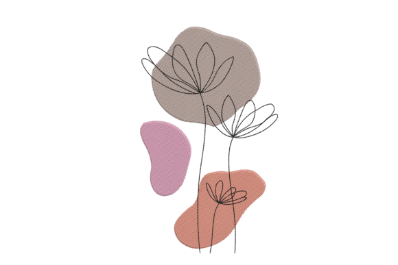 Minimalist Line Art Flower Embroidery Review