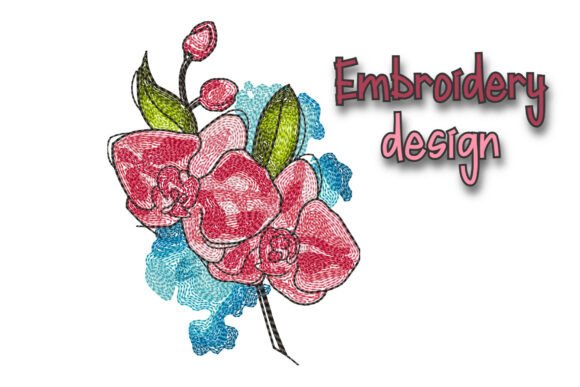 Orchid Embroidery Design Machine Review