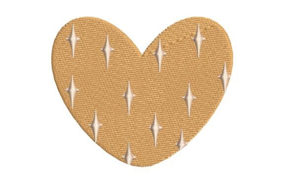 Sparkling Golden Heart Embroidery Design Review