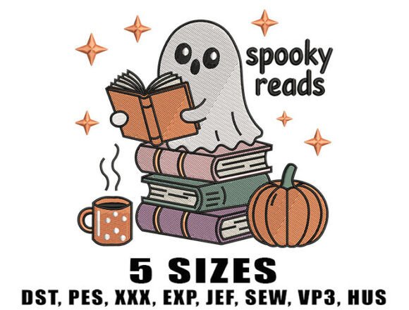 Spooky Reads Embroidery Design Review