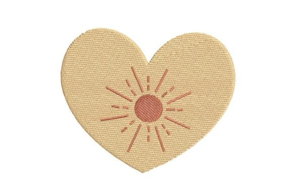 Sunburst Heart Embroidery Design Review