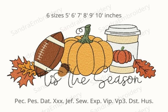 Tis the Season Fall Embroidery Design Review