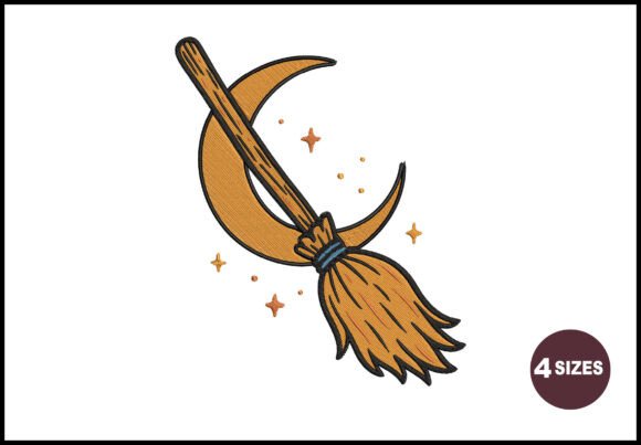 Witchy Moon Ride Embroidery Design Review